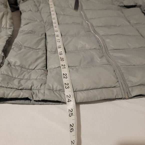 Calvin Klein Womens Down Jacket Size XS Gray Winter Coat Packable Lightweight - Picture 3 of 5